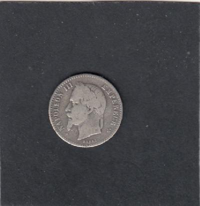 Beschrijving: 50 Centimes NAPOLEON III